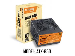 NGUỒN MÁY TÍNH MIXIE ATX650 - 650W - MÀU ĐEN, TRẮNG