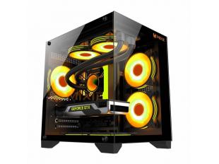 VỎ CASE MÁY TÍNH VĂN PHÒNG/GAMING BỂ CÁ TRONG SUỐT MIXIE NEMO 28 - MÀU ĐEN