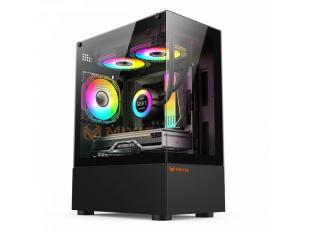 VỎ CASE MÁY TÍNH VĂN PHÒNG/GAMING BỂ CÁ TRONG SUỐT MIXIE NEMO 20 - MÀU ĐEN