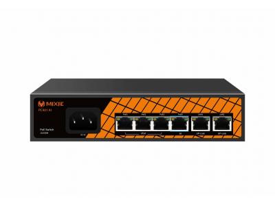 SWITCH POE MIXIE PC-402 AI - 4+2 100Mbs, khoảng cách 250M, Công Nghệ Watchdog Thông minh