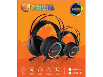 Tai nghe gaming MIXIE H71 - Âm thanh 7.1 - LED RGB - Kết Nối USB