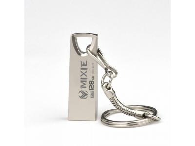 USB 2.0 MIXIE C2 Dung Lượng 128Gb - Kim Loại, Có Dây Đeo, Thời Trang, BH 2 Năm.
