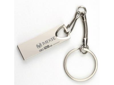 USB 2.0 MIXIE C2 Dung Lượng 128Gb - Kim Loại, Có Dây Đeo, Thời Trang, BH 2 Năm.