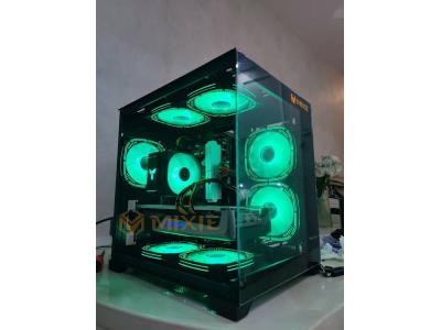 VỎ CASE MÁY TÍNH VĂN PHÒNG/GAMING BỂ CÁ TRONG SUỐT MIXIE NEMO 28 - MÀU ĐEN