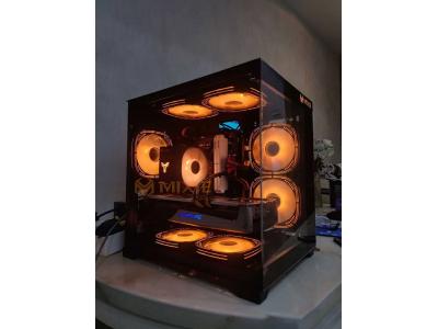 VỎ CASE MÁY TÍNH VĂN PHÒNG/GAMING BỂ CÁ TRONG SUỐT MIXIE NEMO 28 - MÀU ĐEN