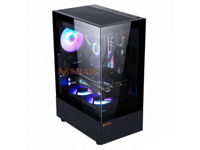 VỎ CASE MÁY TÍNH VĂN PHÒNG/GAMING BỂ CÁ TRONG SUỐT MIXIE NEMO 20 - MÀU ĐEN