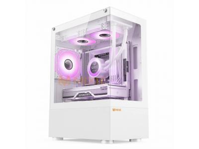 VỎ CASE MÁY TÍNH VĂN PHÒNG/GAMING BỂ CÁ TRONG SUỐT MIXIE NEMO 20 - MÀU ĐEN