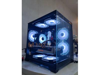 VỎ CASE MÁY TÍNH VĂN PHÒNG/GAMING BỂ CÁ TRONG SUỐT MIXIE NEMO 28 - MÀU ĐEN