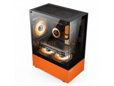 VỎ CASE MÁY TÍNH VĂN PHÒNG/GAMING BỂ CÁ TRONG SUỐT MIXIE NEMO 20 - MÀU DA CAM