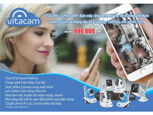 Hướng dẫn cài đặt kết nối camera ip vitacam trên smart phone